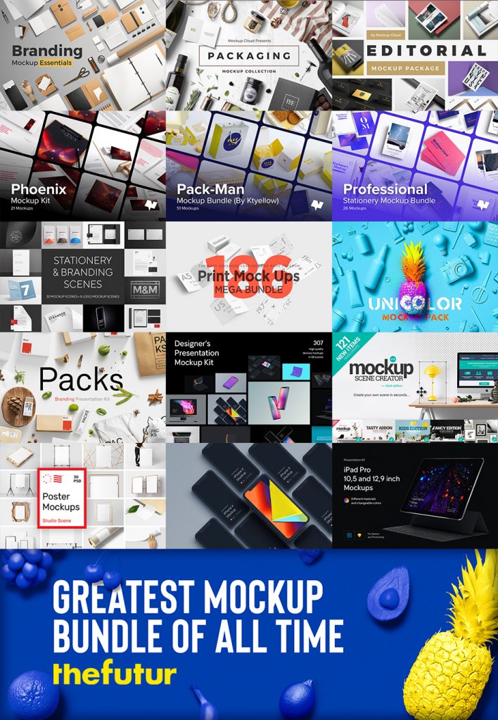 The Futur: Greatest Mockup Bundle of all Time
